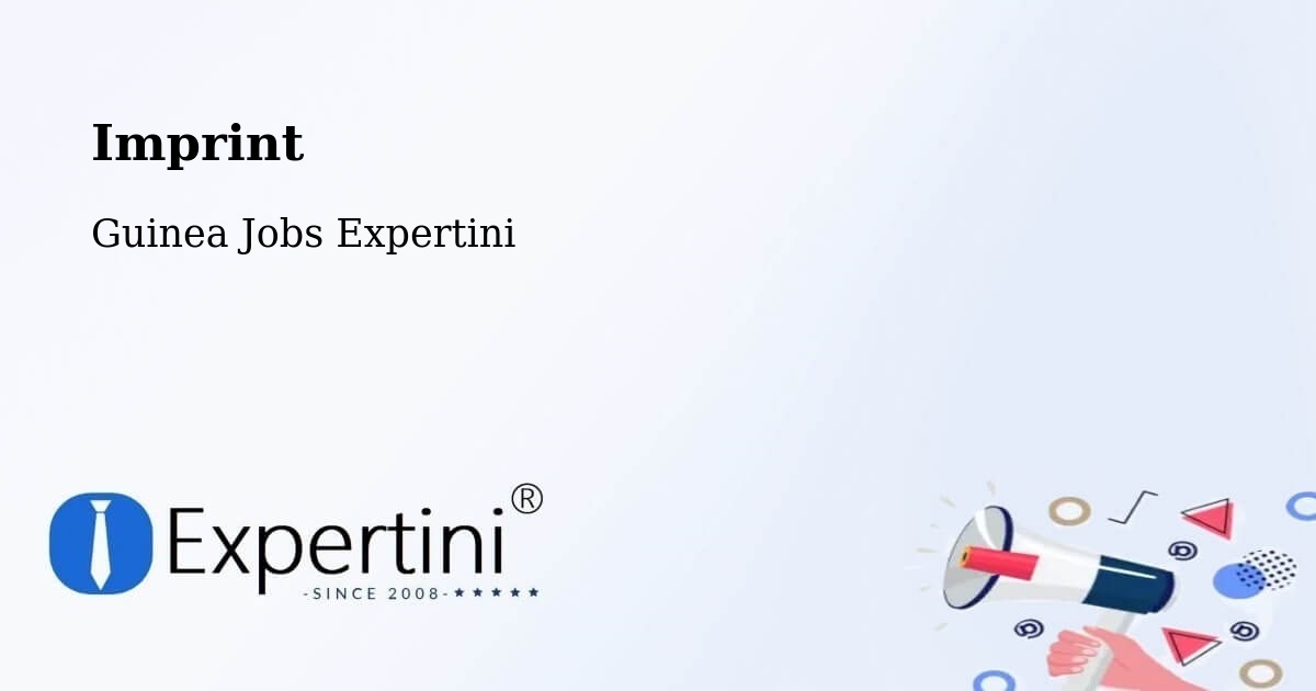 Imprint – Koubia - Guinea Jobs Expertini