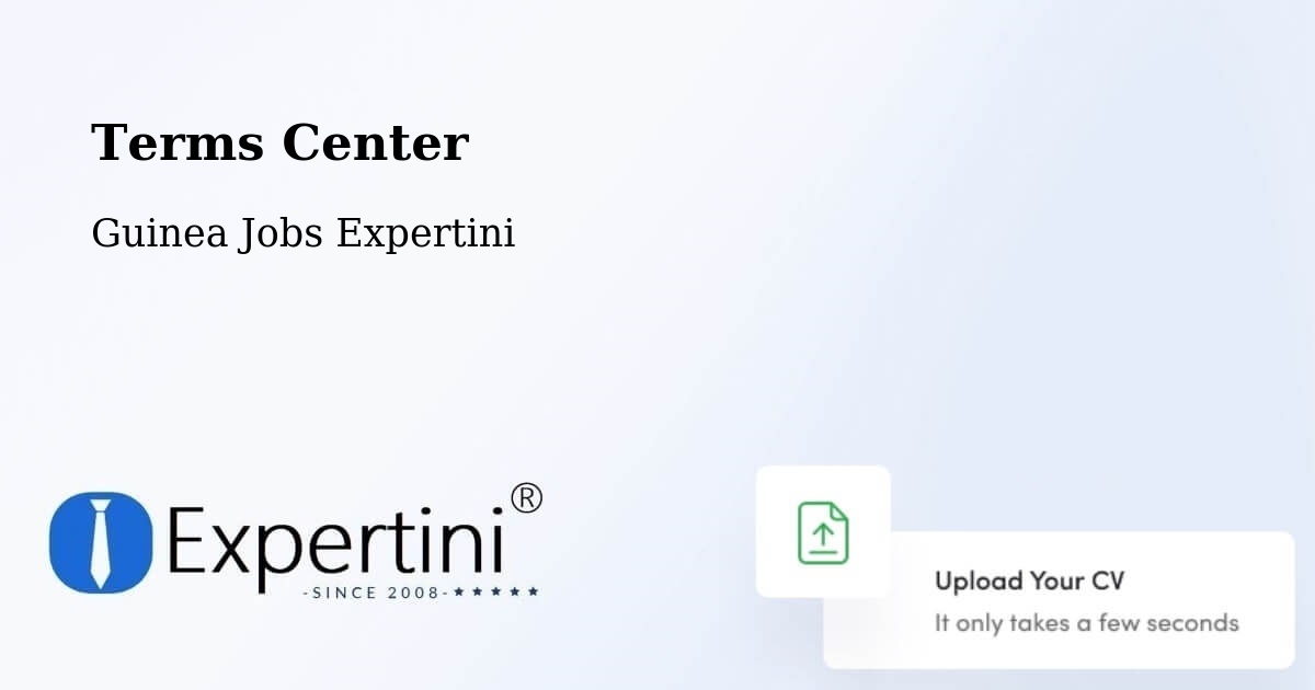 Terms of Service – Koubia - Guinea Jobs Expertini
